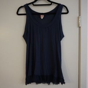 Anthropologie | Burning Torch | Frill hem tank top